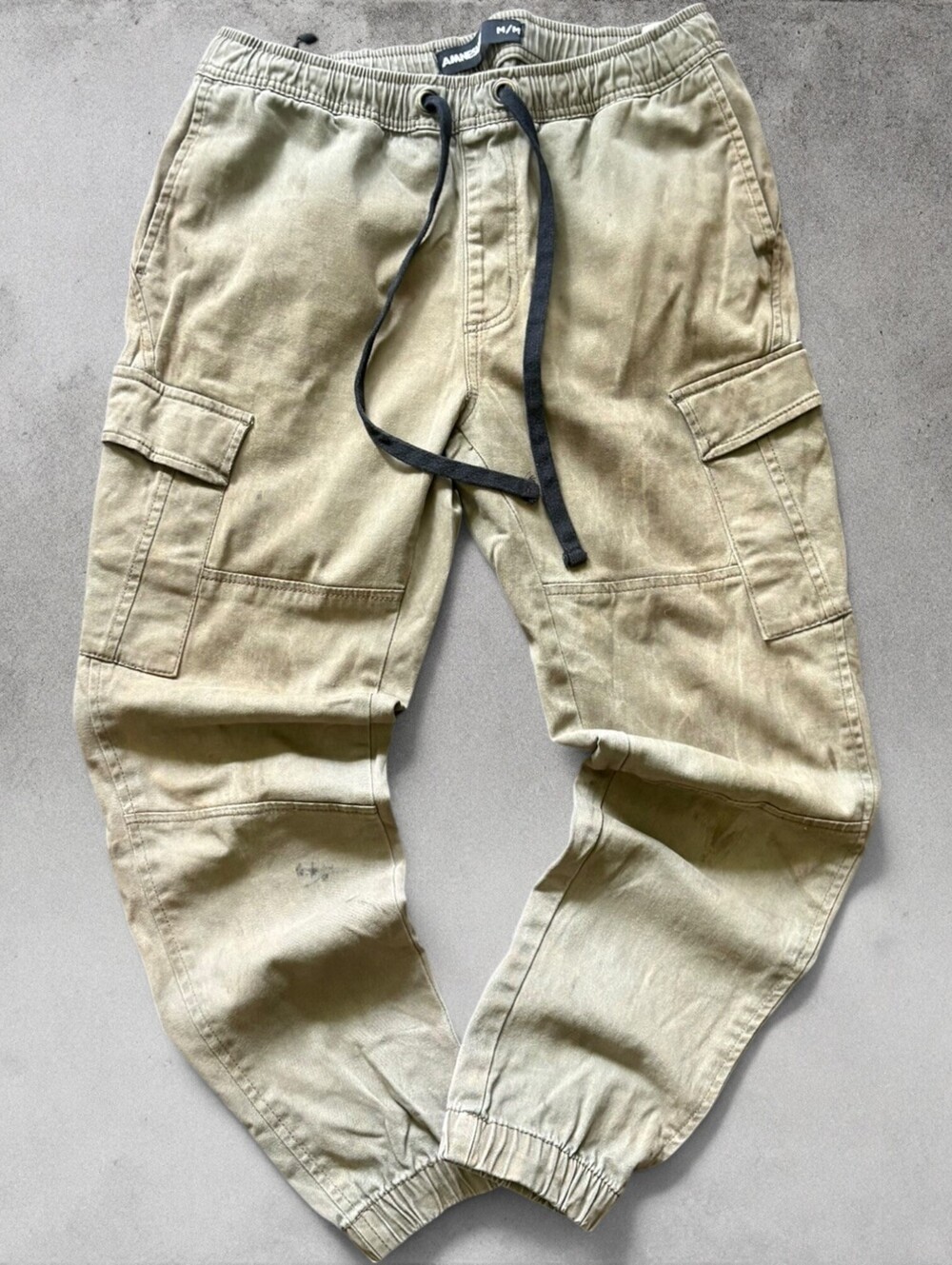 Y2K Skatercore Cargo Joggers Size Womens Medium Retro 200s Style Distressed